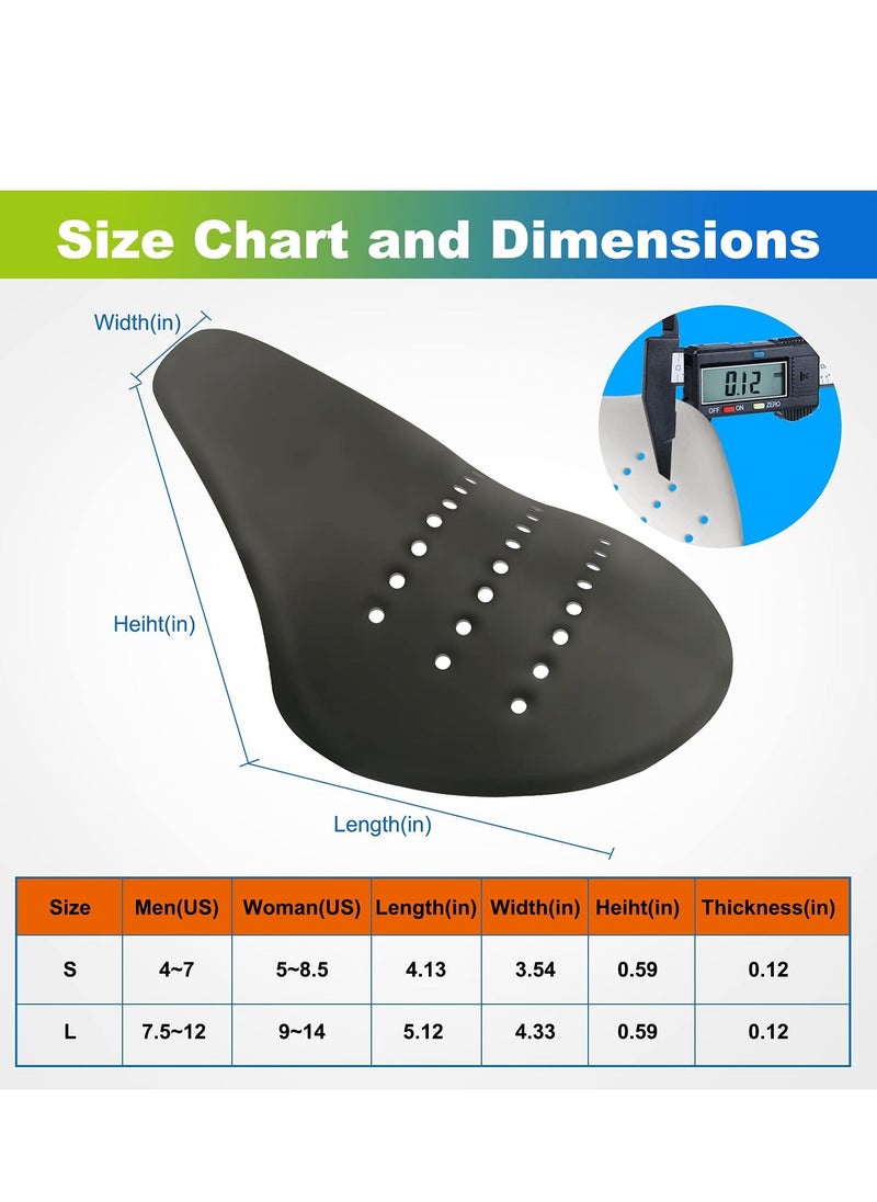 Generic - 3 Double Wrinkle Resistant Shoe Crease Protector Toe Box Reducer for Air Force 1 Sneaker Toe Shoe Crease Protector Sneaker Shield - Image 1