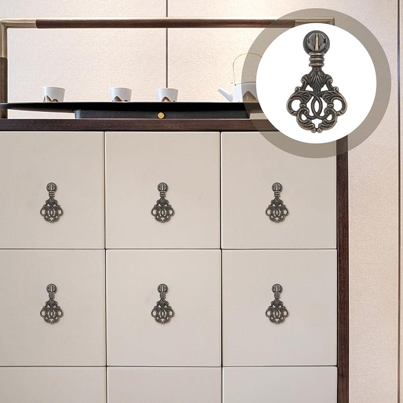 6Pcs Vintage Cabinet Handles Smooth Edge Furniture Pulls For Kitchen Cabinet 32mm Hole Center - Image 3