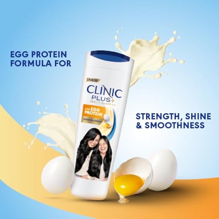 Clinic Plus Shampoo Strength and Shine with Egg Protein 355 ml / 12 fl oz - Image 3
