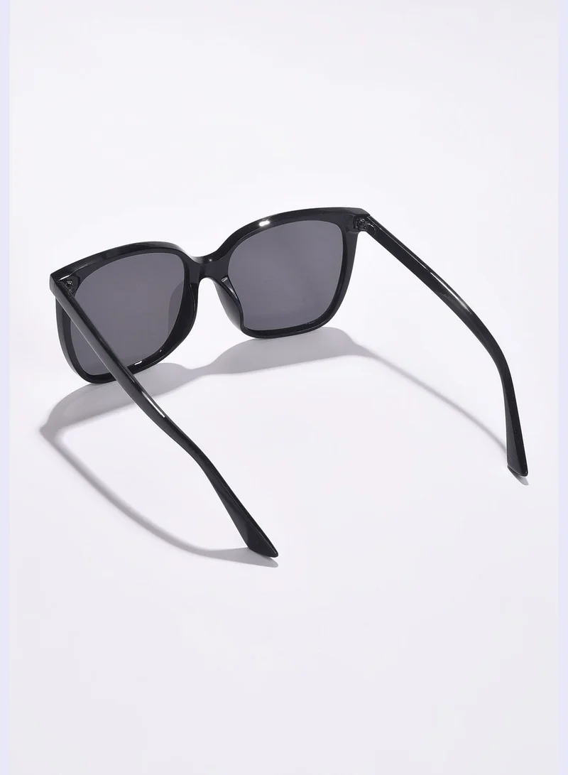 Haute Sauce  Women Black Lens Black Butterfly Sunglasses for Women | Best Price UAE