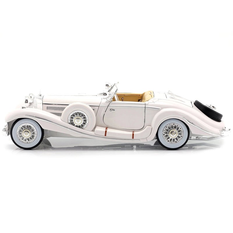 مايستو سيارة مرسيدس بنز 500 كي تايب 1/18 - ابيض - 36055 - Image 3