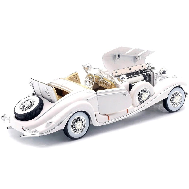 مايستو سيارة مرسيدس بنز 500 كي تايب 1/18 - ابيض - 36055 - Image 4