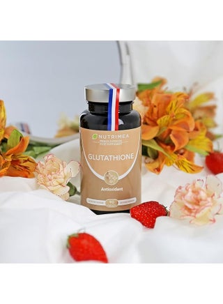 nutrimea glutathion Glutathione - Reduced to 98% - Formula with Precursors Including NAC + Vitamin C - Boosts Immunity, Antioxidant, Anti-ageing, Brighter Skin - 90 Capsules | Best Price UAE 5 Best Antioxidants for men multi Select Your Option:1 month supply