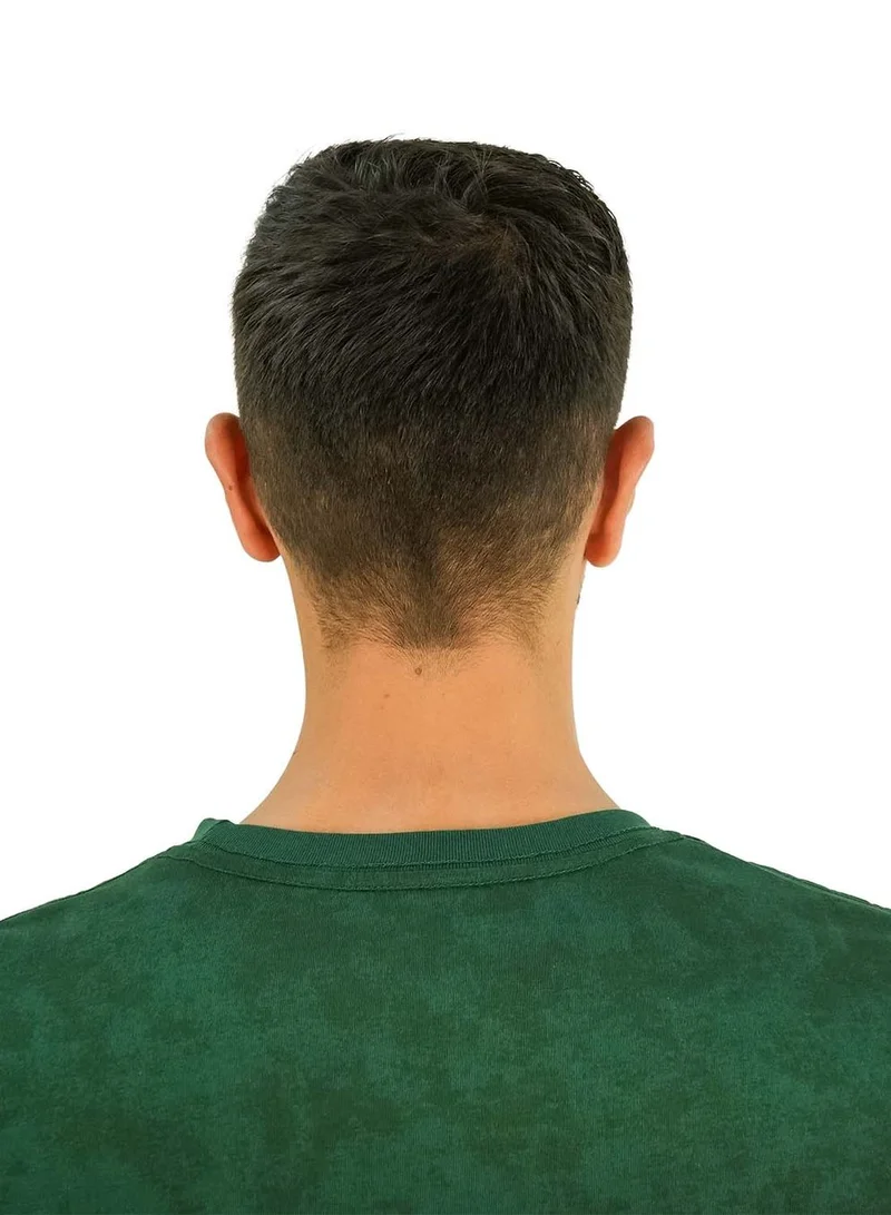 GIORDANO Men's Cotton Crewneck Tee with Signature Print