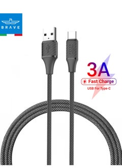 3A (USB to Type C) Black