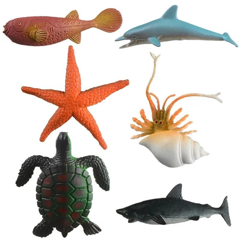 Ocean Animal Models Set 36 Pieces Realistic Marine Life Figures for Kids Educational Classroom - Image 5