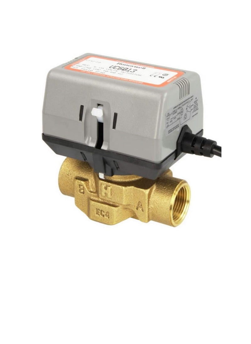 Honeywell - Honeywell 6Sec 6VA Electric VC Valve Actuator with Cable for Chiller Water AC Systems, VA6013 FCU ON/OFF Balanced 2-way And 3-way Hydronic Valves (2 Way, 1 Inch - Image 1