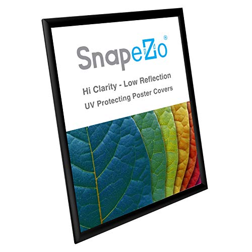 SnapeZo Poster Frame 18x24 Inches, Black 1 Inch Aluminum Profile, Front-Loading Snap Frame, Wall Mounting, Sleek Series - Image 3