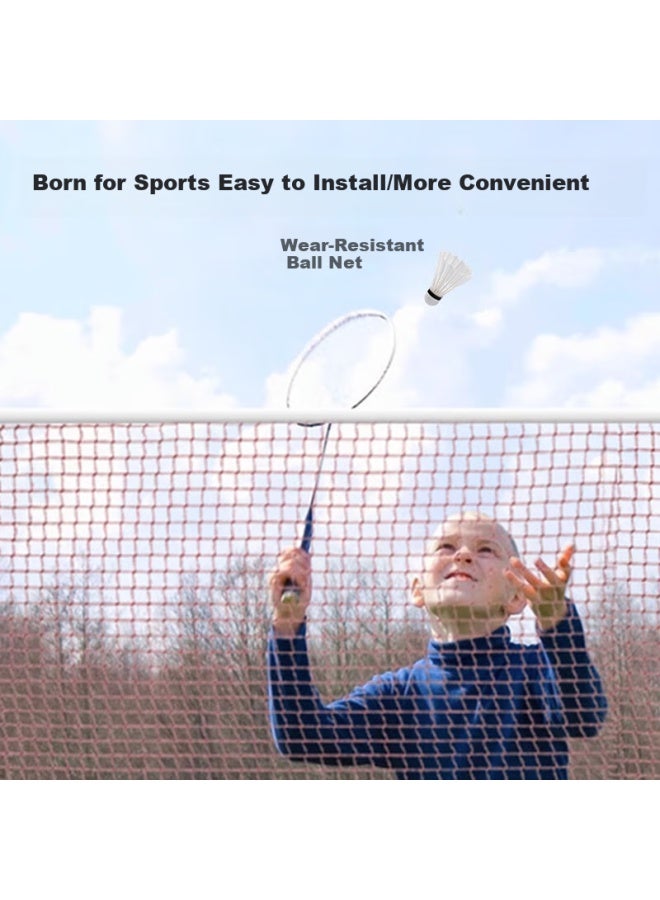 Martin Brother Portable Standard Badminton Net With Small Mesh Holes, Professional Nylon Rope Durable Badminton Net - Image 4