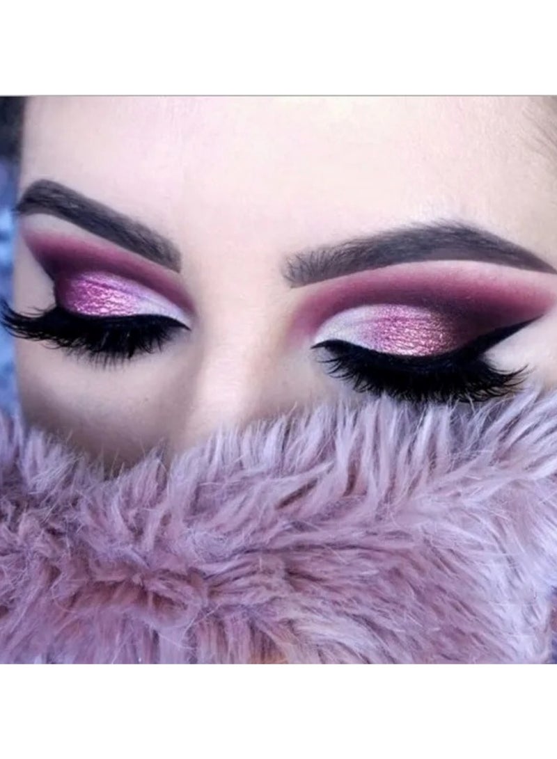 Huitich 9 Shades of Eye Shadow Palette with Mirror Purple - Image 3