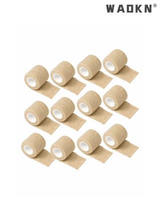12 Pack Self Adhesive Bandage Self Adherent Cohesive Wrap Bandages Non-woven Tattoo Camouflage Elastic Bandage 5 Centimeter5X 4.5 Meter All Sports Wrap Tape Breathable Wound Tape - pzsku/Z970A2C44B60686503361Z/45/1746229667/fb9a9943-6450-48ba-a4df-8b2ccf46a2bc