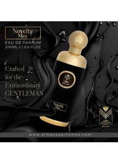 Novelty Man perfume with a blend of vanilla musk and dried fruits makes it the perfume you trust for all your formal and friendly occasions