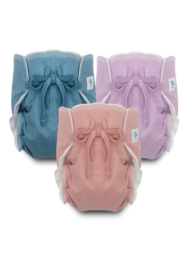 A Toddler Thing Ultra Nappies 2.0 with Dry Feel|Padded Underwear|Reusable Cotton Nappy, Langot|Double Gussets for Leak Protection|Superior Absorption|Pastel Patrol|3-6m|Pack of 3 - Image 1
