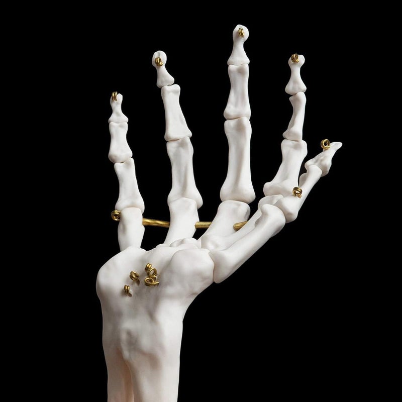 Suck UK Gothic Decor - Skeleton Hand - Gothic Home Decor - Jewelry Holder - Goth Gifts For Women - Jewelry Organizer - Halloween Decorations - Goth Desk Accessories | Ring Holder | Trinket Dish White - Image 5