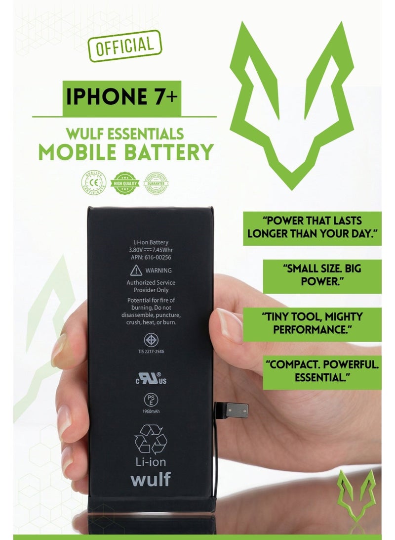 وولف إسينشيالز بطارية بديلة فاخرة من وولف إسينشالز - لأجهزة آيفون 7+ - Image 5