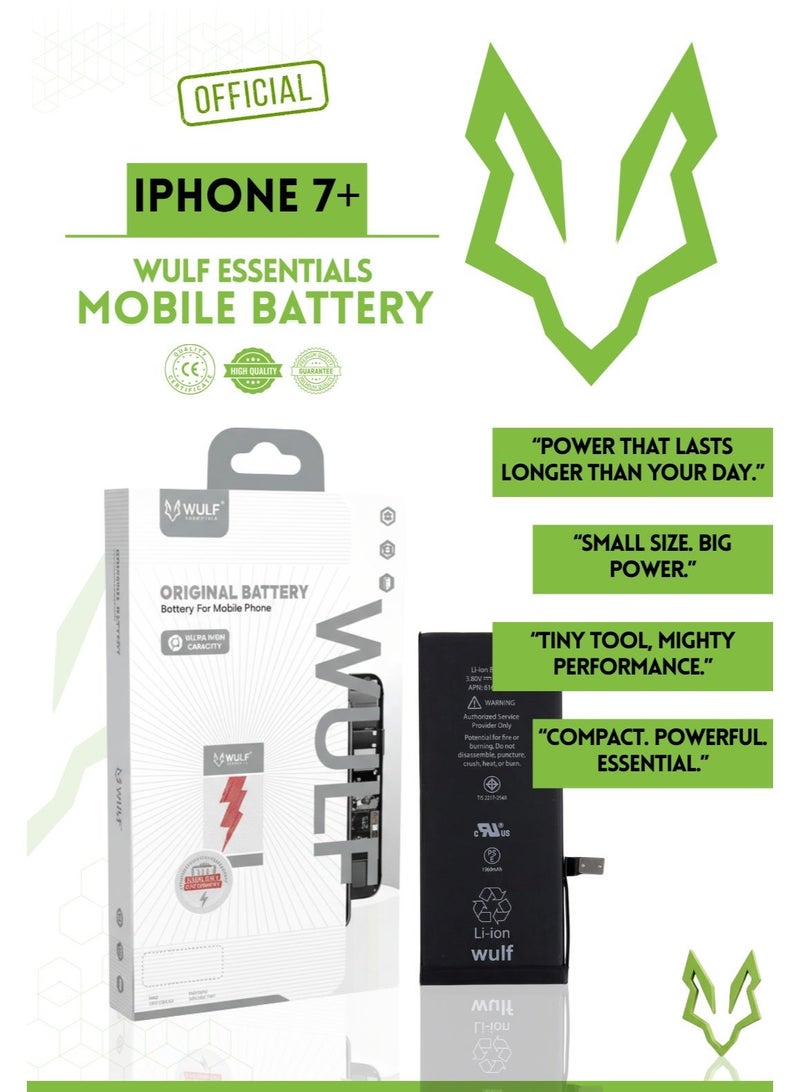 وولف إسينشيالز بطارية بديلة فاخرة من وولف إسينشالز - لأجهزة آيفون 7+ - Image 4