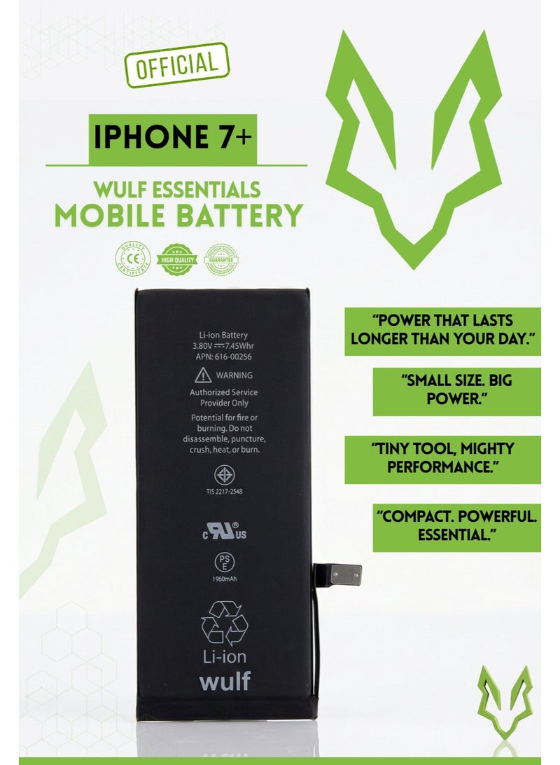 وولف إسينشيالز بطارية بديلة فاخرة من وولف إسينشالز - لأجهزة آيفون 7+ - Image 2