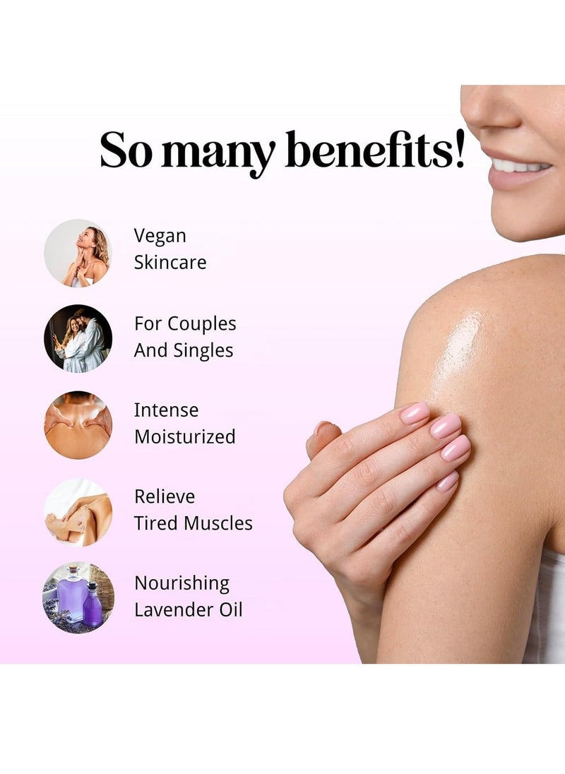 WoodSleep زيت اللافندر زيوت التدليك للعلاج بالتدليك، زيوت التدليك لليلة المواعدة، زيت التدليك لآلام العضلات، زيت الجسم المريح غوا شا، زيت اللافندر الطبيعي للبشرة والشعر، زيت الشعر المعطر للنساء والرجال 100 مل - Image 3