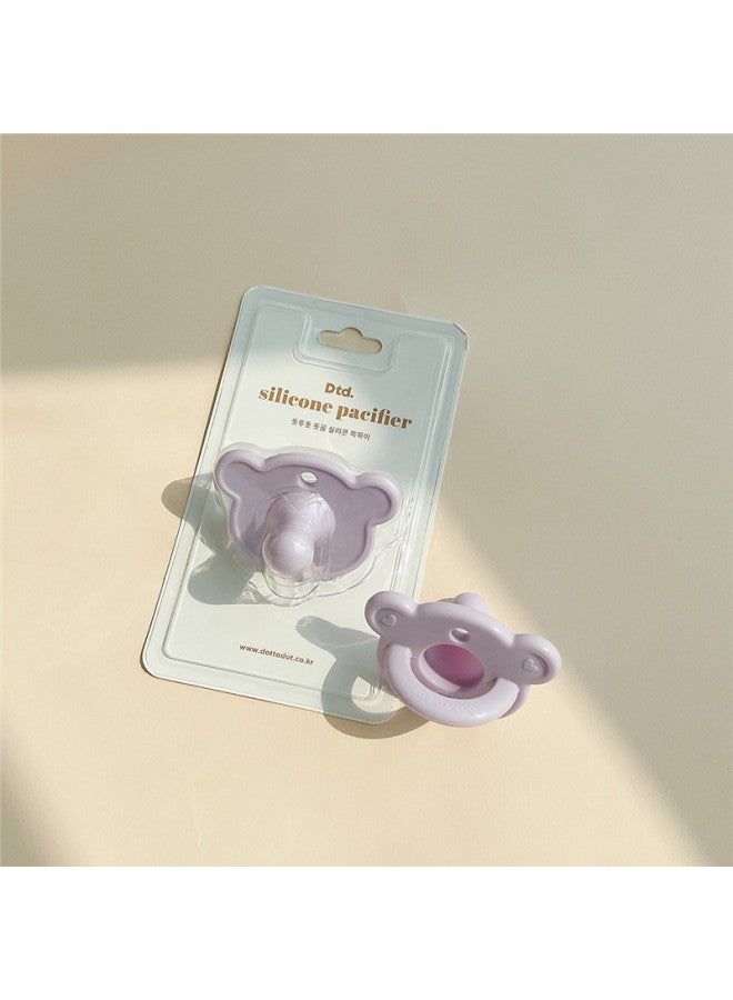 South Korea Doto Pacifier 0 To 3 To 6 Months Old And Over 2 Years Old To Prevent Expansion Of Newborn Baby Silicone Gas-Color:Cream White - Image 5