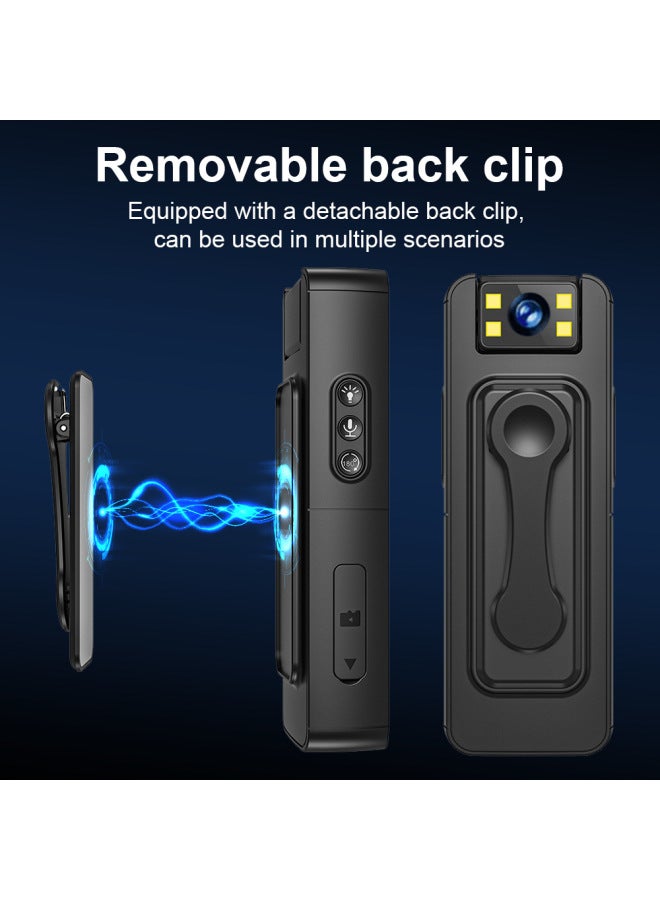 Generic 4K HD Sports Camera Wifi Portable Wearing Back Clip With Screen Night Vision Sports DV Law Enforcement Recorder-Color:Camera Special Card 32g  - Image 4
