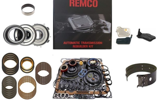 4L60E9703 TRANSMISSION KIT WITH HIGH ENERGY CLUTCHES BAND PISTON KIT PUMP BUSHING FILTER