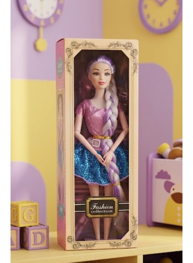 Fashion Collection Doll - Fashion Doll - Girls Doll - Long Hair Doll - Braided Hair Doll - Elegant Doll for Girls - Fashion Barbie Doll - Fashion Doll for Girls - Elegant Girls Doll - Long Hair Fashion Doll - Doll with Elegant Dress - Kids Doll - Role Play Doll - Princess Doll - Fashion Model Doll - Collection Doll - Fashion Toy Doll - Girls Toy Doll - Doll Gift for Girls - Kids Fashion Doll - Fashion Doll Toy - Fashion Doll for Kids - Girls Fashion Toy - Beautiful Doll for Kids - Pretend Play Doll - Imaginative Play Doll