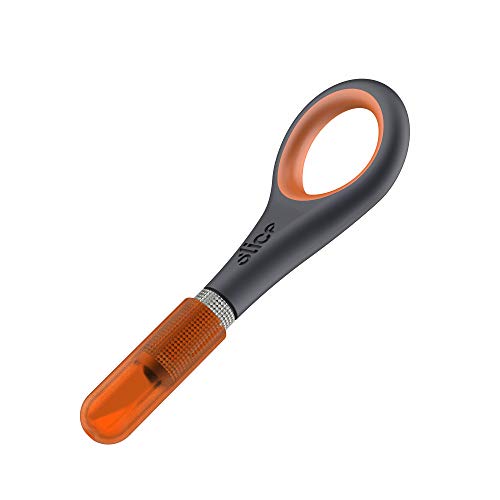 Slice Precision Knife, Finger Grip for Precision and Control, Safe Ceramic Blade Lasting 11x Longer than Metal, 1 Pack - Image 2