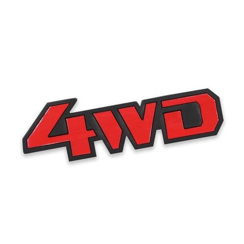 SIAGO SIA258 Premium 4WD Metal Car Sticker - Durable & Stylish Auto Emblem for Vehicles - Customizable Designs - Easy Installation - Weather-Resistant & Long-Lasting - Image 1