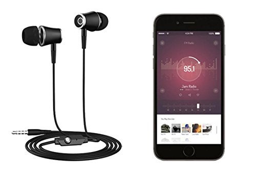 Accessonico Earphones Replacement for Kindle Fire Tablets, Kindle Paperwhite eReaders, Compatible with for Samsung S7 S6 Edge Headphone Earbuds Headset in-Ear Sound Black - Image 4