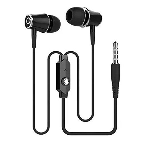 Accessonico Earphones Replacement for Kindle Fire Tablets, Kindle Paperwhite eReaders, Compatible with for Samsung S7 S6 Edge Headphone Earbuds Headset in-Ear Sound Black - Image 2