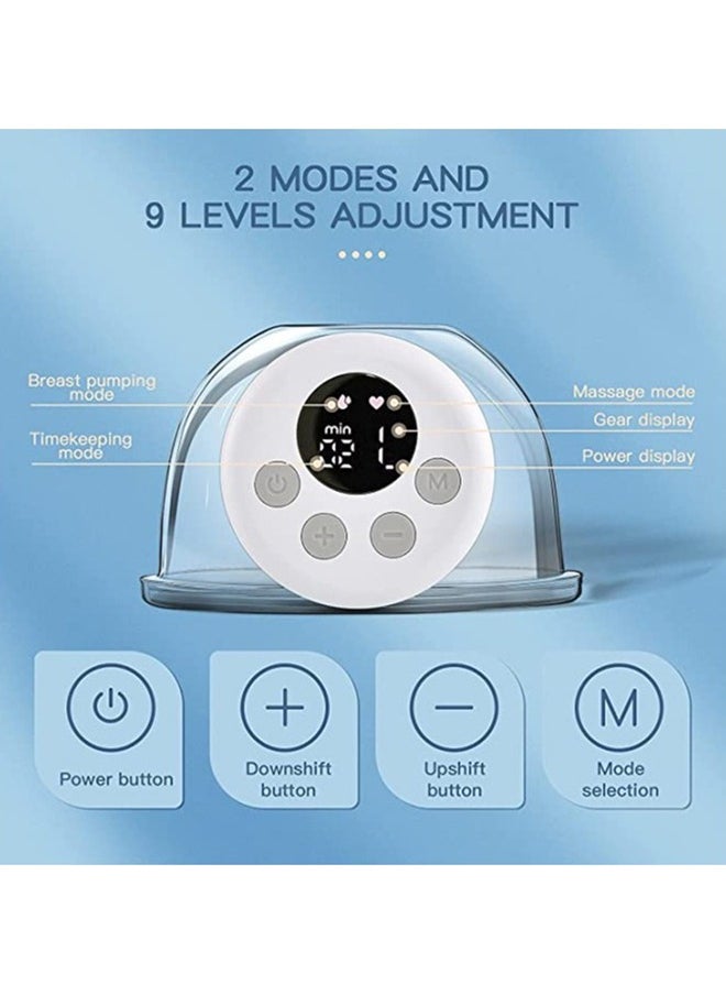 Electric Hands Free Wearable Breast Pump With 2 Mode And 9 Levels Pumping And 30 Breastmilk Storage Bags - pzsku/Z970A9E5EEAC65B98F1AFZ/45/_/1726281946/bcc91b77-ab84-4948-91cd-476df132c6eb