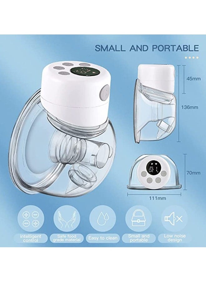 Electric Hands Free Wearable Breast Pump With 2 Mode And 9 Levels Pumping And 30 Breastmilk Storage Bags - pzsku/Z970A9E5EEAC65B98F1AFZ/45/_/1726281947/d3839ee3-be2b-47d7-9770-41aa12cbc98a