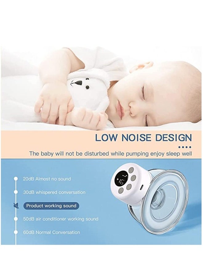 Electric Hands Free Wearable Breast Pump With 2 Mode And 9 Levels Pumping And 30 Breastmilk Storage Bags - pzsku/Z970A9E5EEAC65B98F1AFZ/45/_/1726281961/ac3c9fe3-e751-434c-9570-4f404af081bc