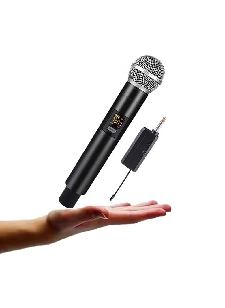 GENNEXT Wireless Microphone UHF Single Portable Handheld Dynamic Karaoke Mic - Image 1