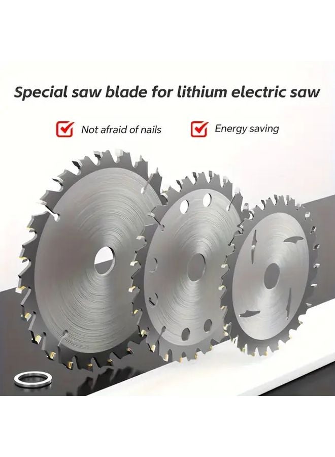 2 Pcs 6 Inch Carbide Circular Saw Blades Durable Woodworking Tools 150mm - Image 2