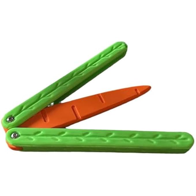 Domary Carrot Knife, Foldable Cute Toy with Stress Relief, Portable Gravity Knife for Family Fun Party, Ideal Loved Ones - Image 2
