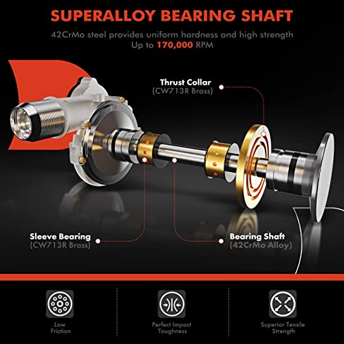 A-Premium طقم شاحن توربيني كامل من A-Premium مع حشوة متوافق مع ميتسوبيشي L200 2010-2015 2.5L، TD04، استبدال# 4917701505، 4917701512 - Image 5
