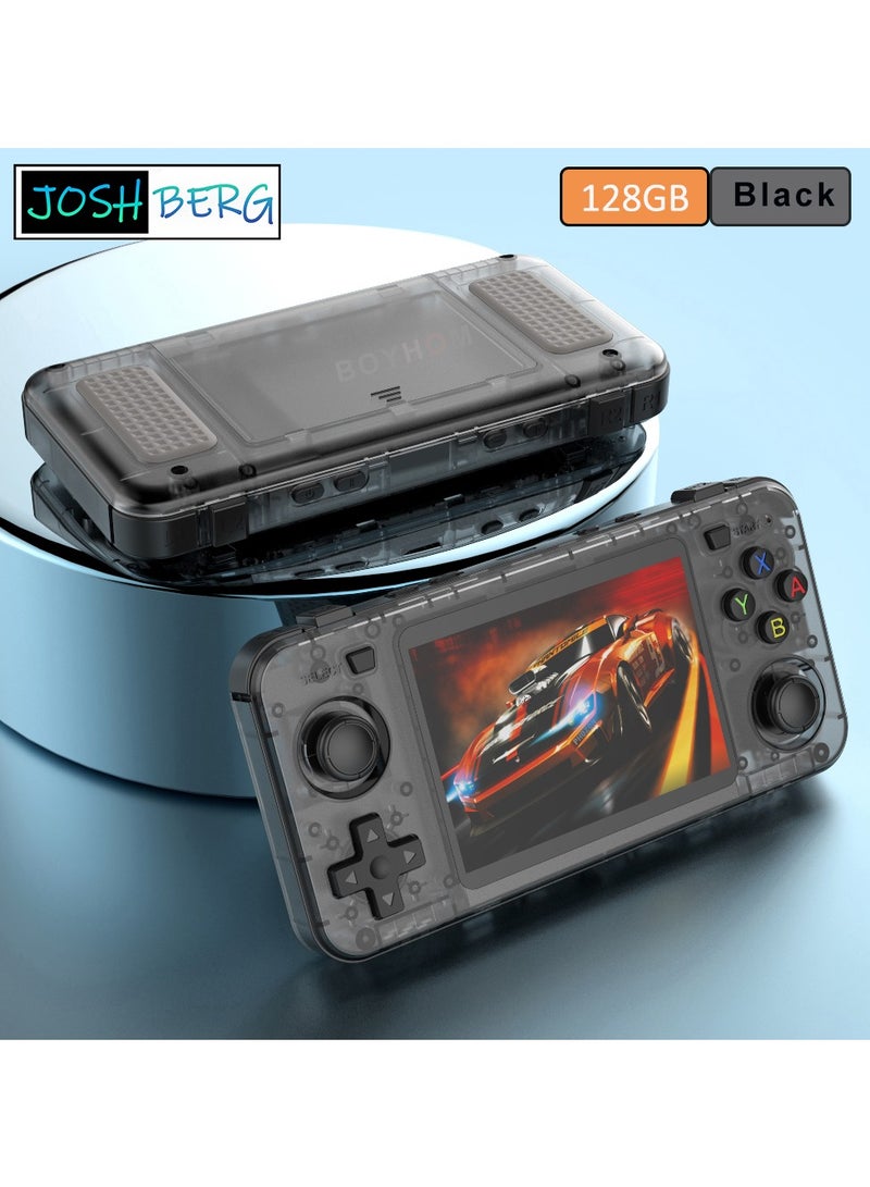 Joshberg 128GB TF Handheld Video Game Console Comes with Over 20,000 Classic Games Linux System 3.5 Inch IPS Screen Portable Pocket Video Player Games Boy Gift - Image 1