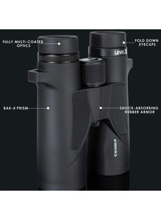 AB12772 Level HD Waterproof Binoculars 10x42, Black - pzsku/Z970AD443591B478FE41BZ/45/_/1687781196/8b75db28-3e8c-4e3e-bebf-847685a70783
