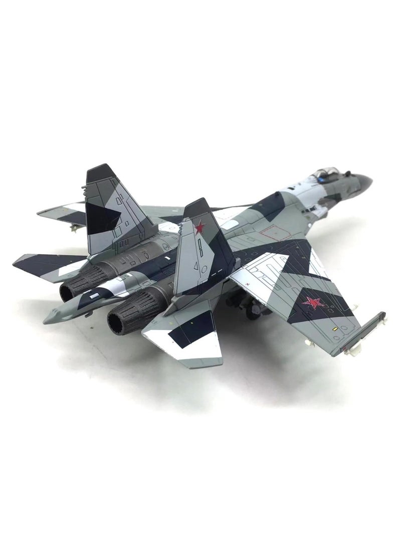general Diecast Aircraft Model 1:100 Scale for Russian Su-35 Fighter Model Display Stand Collection SU35 Alloy Model Plane Mini Decorative Home for Aviation Enthusiasts - Image 5