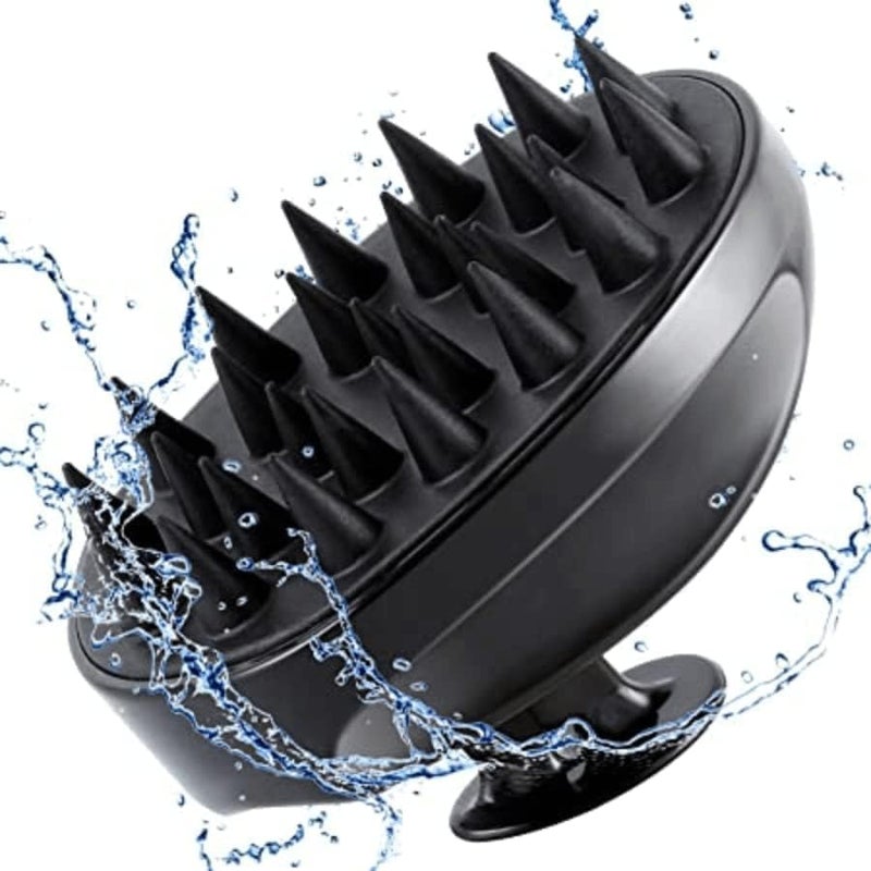 RIXTEC 0.5 mm Derma Roller For Hair Growth With 540 Titanium Alloy Needles With Scalp Massager Shampoo Brush | Repairs Damaged Hair, Activates Hair Follicles | Roller for Beard & Hair Growth & Reduces Acne Scars - Image 2