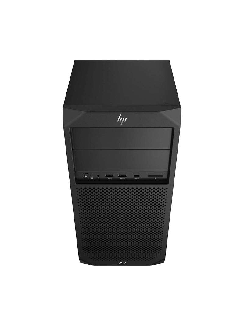 HP Z2 Tower G4 Workstation PC, CPU Xeon E-2104G 4C, Ram 8Gb DDR4 2656 DIMM, GFX Int UHD P630 Xeon, 1Tb Hdd 7200 Rpm SATA, DVD, Win 11 Pro Black - Image 4