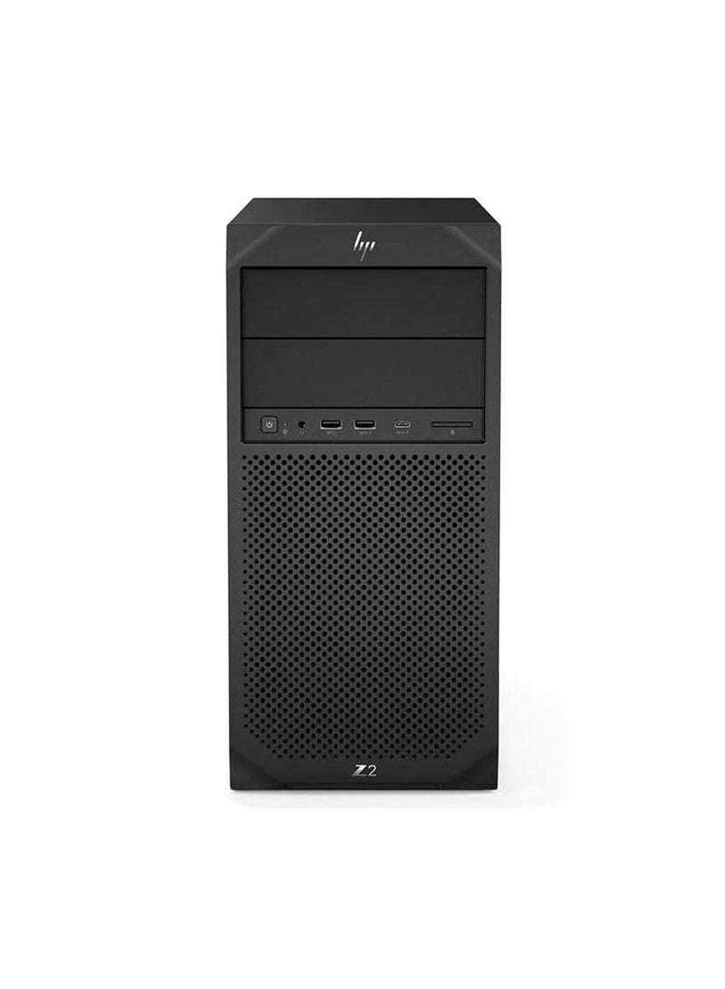 HP Z2 Tower G4 Workstation PC, CPU Xeon E-2104G 4C, Ram 8Gb DDR4 2656 DIMM, GFX Int UHD P630 Xeon, 1Tb Hdd 7200 Rpm SATA, DVD, Win 11 Pro Black - Image 2