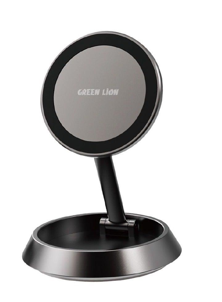 GREEN LION Portable Magsafe Car Holder/Secure & stable/Compact Design-Black - Image 1