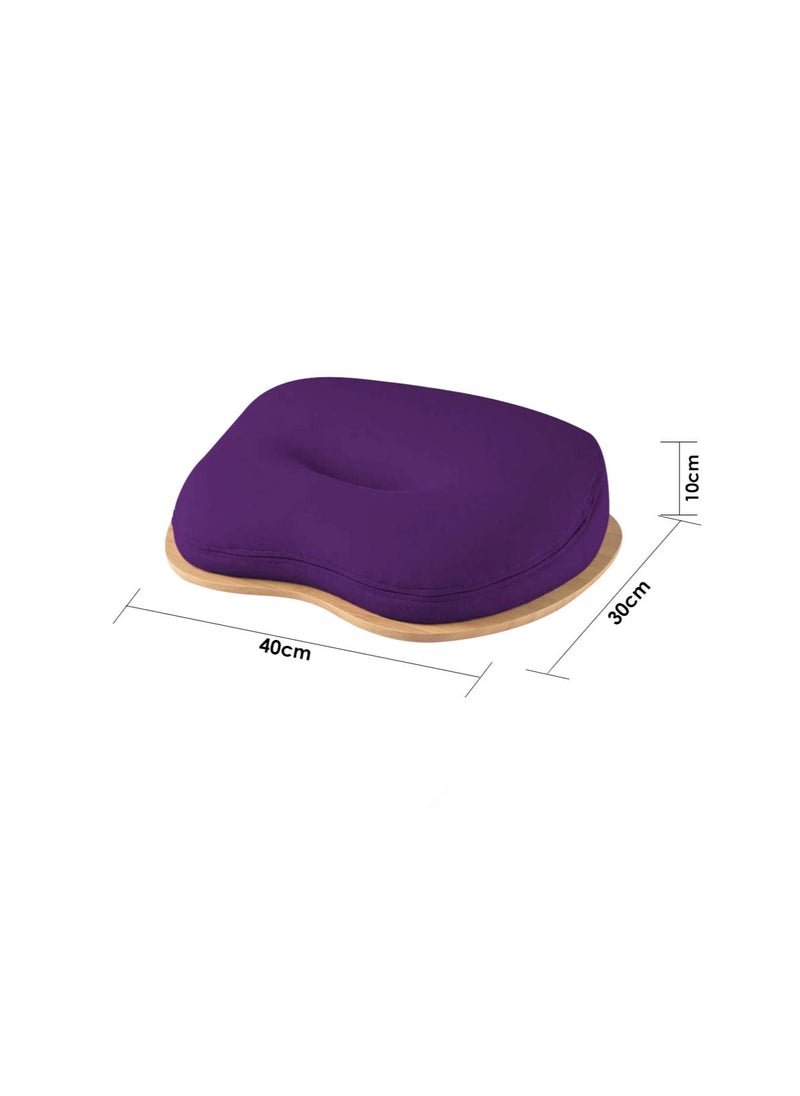 AIWANTO - Lap Desk with Cushion for Laptop and Tablet Stand with Pillow Cushion & Wood Platform Ideal on Bed & Sofa - Image 1