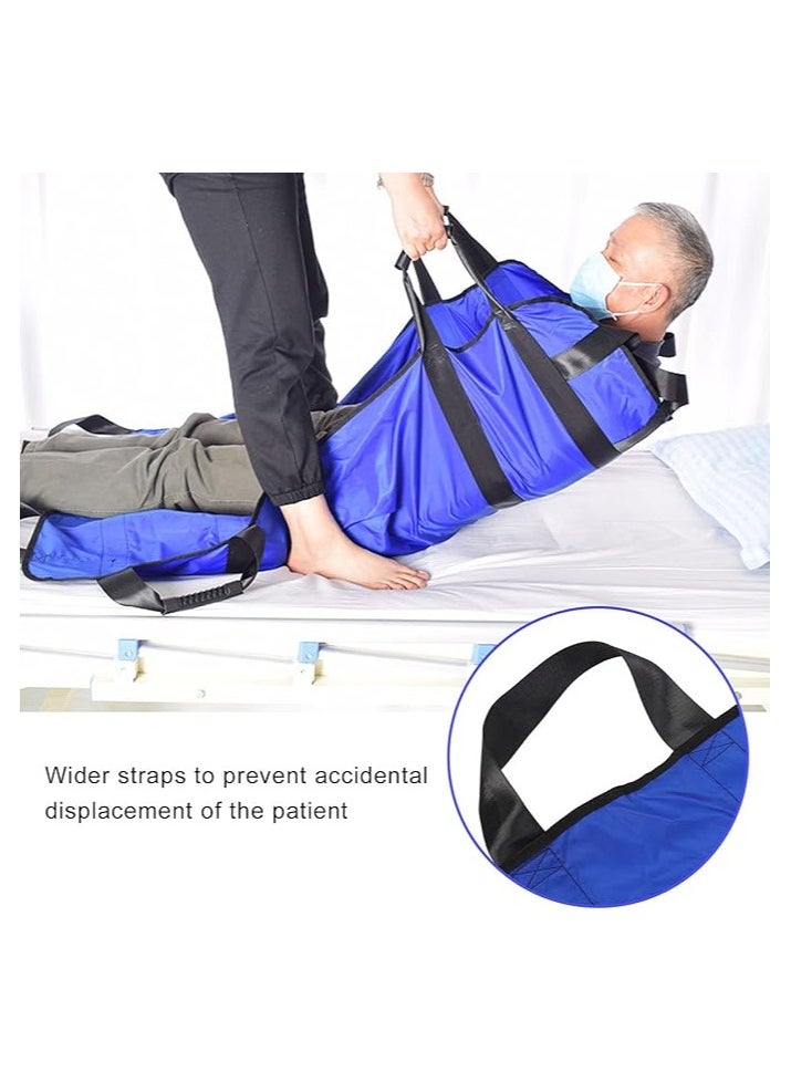 Reusable Multipurpose Transfer Sheet with Reinforced Handles, Hospital Sheets Transfer Board Patient, Soft Washable Positioning Bed Pad，for eldly