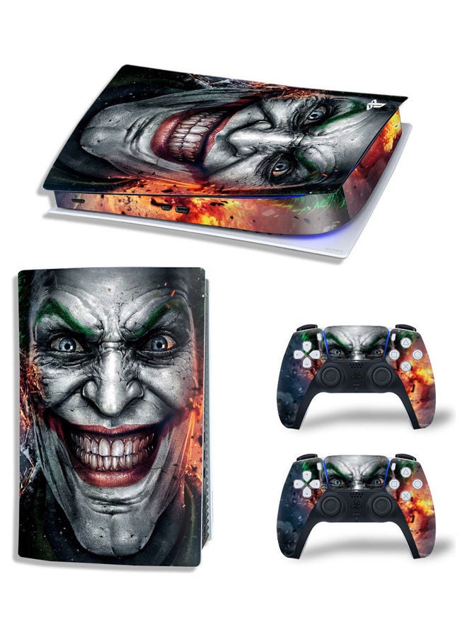 Alyashmac Printed Gaming Console and Controller Sticker Set For PS5 Disc Version - Image 1