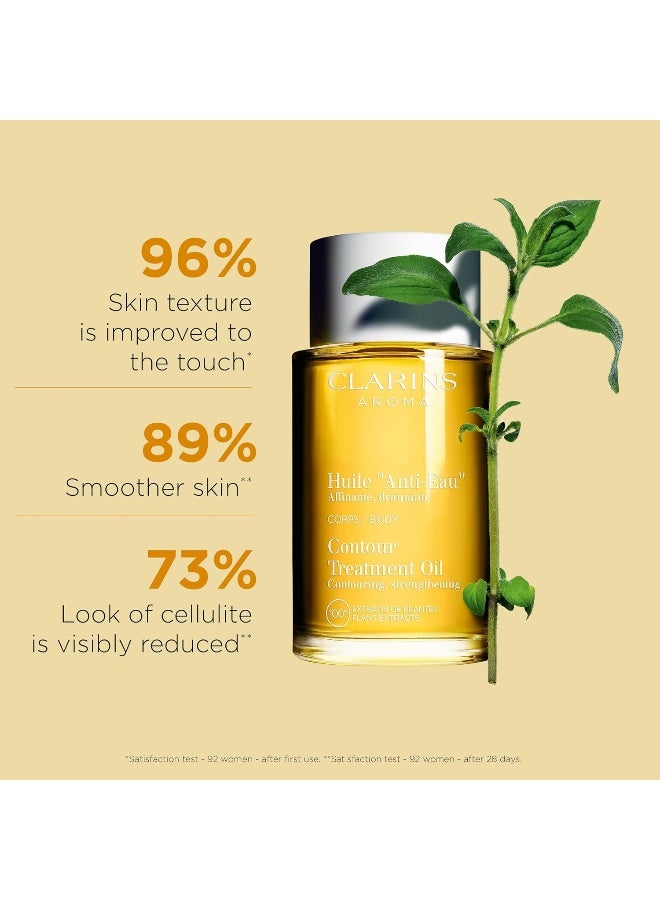 CLARINS Contour Body Treatment Oil 100ml | Firming & Contouring Anti-Cellulite Body Oil with Plant Extracts | Visibly Tightens, Smooths & Slims Body Contours | Deeply Nourishing Skin-Firming Dry Body Oil 100ml - Image 2