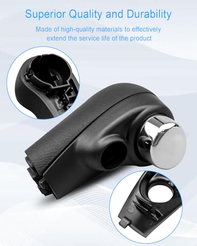 QAGGUM Gear Shifter Shift Knob Handle Fit for Honda CRV 2007 2008 2009 2010 2011 Replace 54130-SWA-A83ZA, Automatic Gear Shift Lever Handle, Black - Image 2