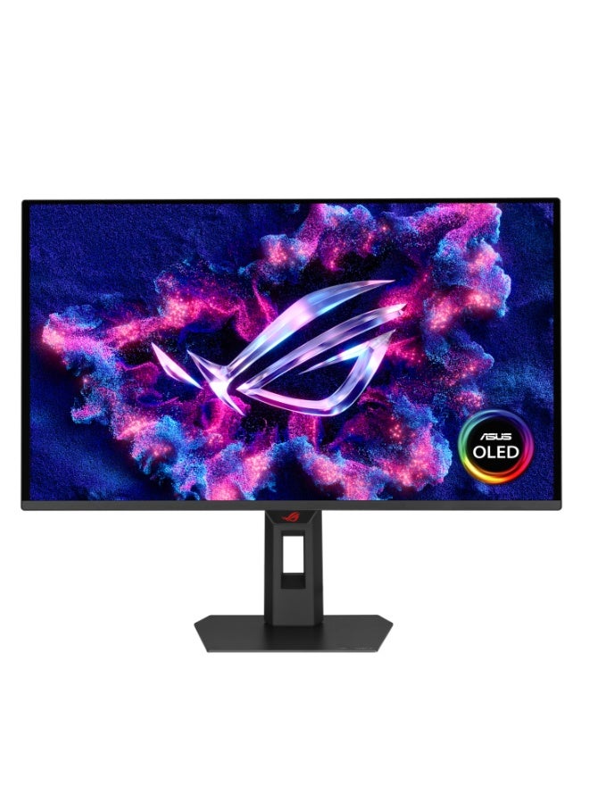 ROG Strix OLED XG27AQDMG 27” QHD Gaming Monitor, OLED Glossy Panel, 240Hz, 0.03ms, G-SYNC Compatible, FreeSync Premium, HDR True Black, 99% DCI-P3, DisplayPort 1.4, HDMI, USB Hub, Black | 90LM0CH0-B01971 Black